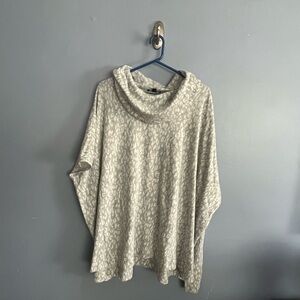 Lane Bryant Cowl Neck Poncho Style 14/16 Top